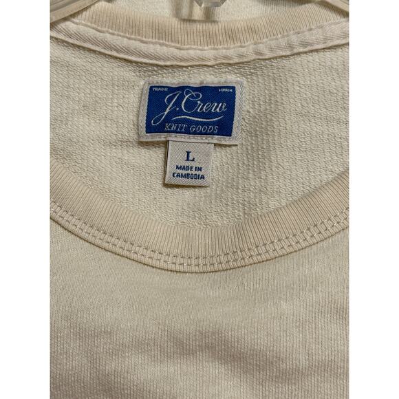 J. Crew Knit Goods French Terry Pocket Sweatshirt, size L - Picture 5 of 6